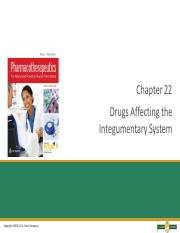 Ch22 - Drugs for Intergumentary.pdf