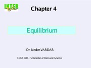 Chapter 4-Equilibrium