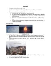 Overview - Natural Disasters.docx