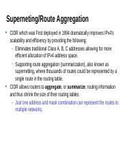 Lecture4-IP addressing-Supernets.ppt