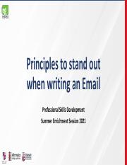 Principles to stand out when writing email.pdf