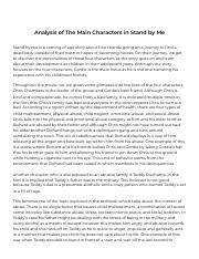 Analysis Of The Main Characters In Stand By Me.pdf