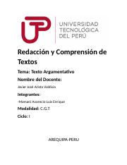 TRABAJO DE REDACCION DE TEXTOS, REQUISITOS PARA SER CONGRESISTA.docx