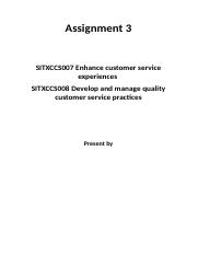 Assignment 3 Enchance customer service.docx
