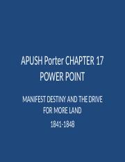 APUSH Porter chpt. 17.ppt