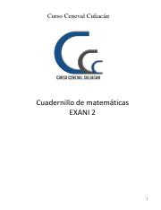 Cuadernillo de matemáticas - Exani 2.pdf