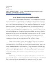 STEM Journal_Reflective Reading & Response.pdf