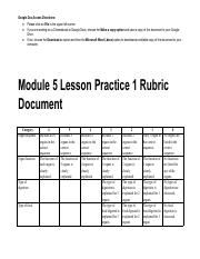 Module Five Lesson Activity One Rubric.pdf
