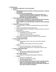 Communication privacy management theory notes