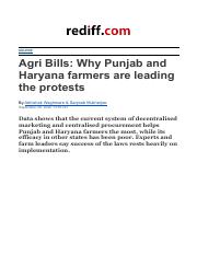 Agri Bills: Why Punjab and Haryana farmers are leading the protests.pdf