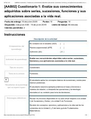[AAB02] Cuestionario 1_ Evalúe sus conocimientos adquiridos sobre series, sucesiones, funciones y su