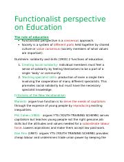 Theoretical perspectives on Education.docx