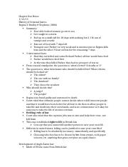 notes for test one
