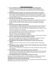Chapter 1 Religion Test Study Guide