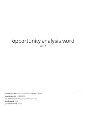 opportunity analysis word.pdf