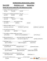 CBSE Class 4 English Boyhood Days Worksheet.pdf