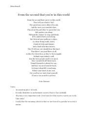 From The Second You're in this world poetry.pdf