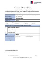 BSBITU306Final Record Sheet V 1.3.doc