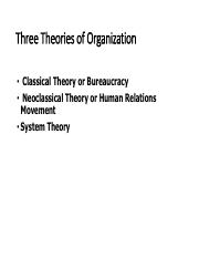 The three theories of orgaanisation.pdf