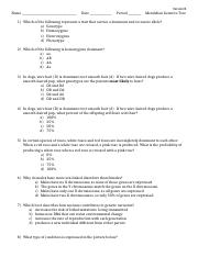 Mendel Genetics Test 1B - no answers 2.docx