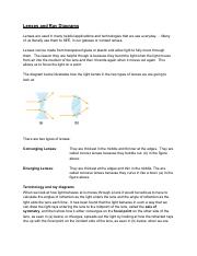 Lenses and Ray Diagrams - Student Note.pdf