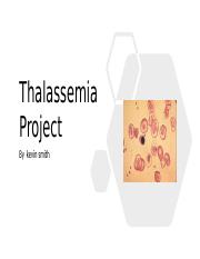 Thalassemia Project.pptx