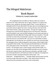 The Winged Watchman Book Report.docx