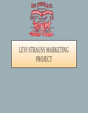 Levi Strauss marketing project.pptx