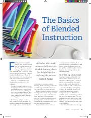The Basics of Blended Instruction..pdf