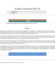 English Sectional Test 20.docx