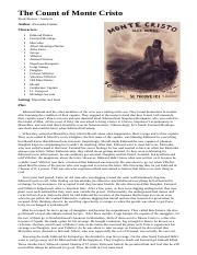 Book Report - The Count of Monte Cristo.docx
