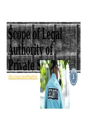 Scope of Legal Authority of Private Security Teacher.pptx