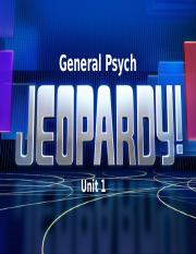 GeneralPsychJeopardy Study Guide