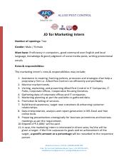 JD for Marketing Intern at Allied Pest Control (1).pdf
