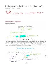 5.2 Integration by Substitution (Lecture).pdf