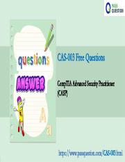 2021 Free latest CompTIA CASP CAS-003 Exam Questions.pdf