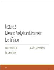 Week 2 Meaning Analysis and Argument Identification.pdf