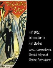 1022.002 week 22 lecture slides - The Cabinet of Dr Caligari.pdf