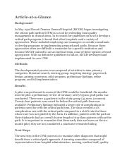 critcal path case study.pdf