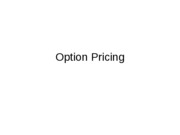 Chp. 15 - Option Pricing