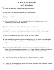 A Raisin in the Sun Act 2 Study Guide.pdf