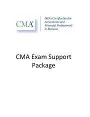 CMA Exam Support Package 2016.pdf