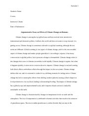 global warming argumentative research paper outline