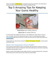 ADC_Blog03_Top 5 Amazing Tips for Keeping Your Gums Healthy.docx
