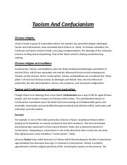 Taoism And Conf-WPS Office.docx
