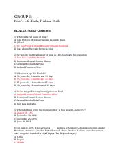 QUIZ 1 - Rizal’s Life Exile, Trial and Death.pdf