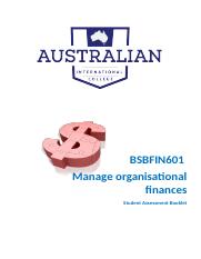 BSBFIN601 Learner Workbook Section C v2.1 Updated on 6 October 2021 AIC.docx