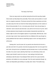 Study of the Person Essay