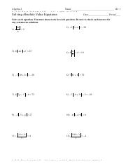 Solve Absolute Value Equations Practice.pdf
