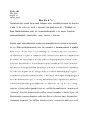 The Black Cat Thesis Statement.docx